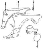 20724324 - Body: Quarter Panel for Buick: Reatta Image
