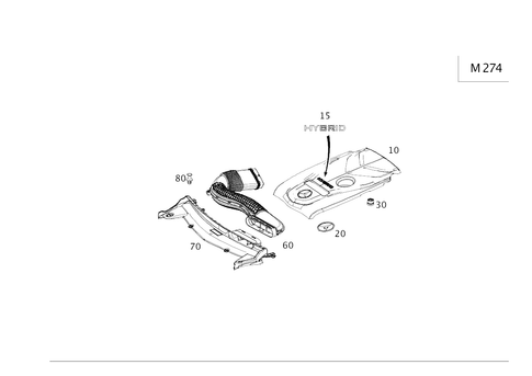 Gasoline Vehicle Air Intake for 2019 Mercedes-Benz E300 #0