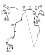 4721833AA - Brakes: Brake Tube Clip for Mopar Image