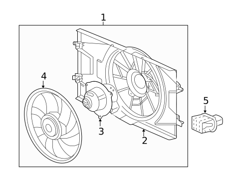 Cooling Fan for 2006 Chevrolet Cobalt #0