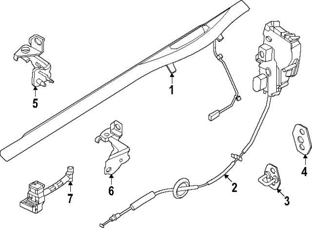 R2TZ5826605AB - : Handle Assembly Door Outer for Lincoln: Nautilus Image