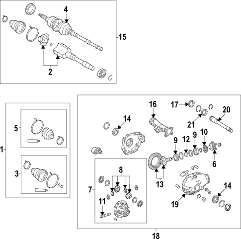 Front Axle for 2024 Lexus GX550 #0