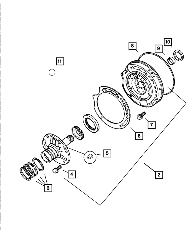 R5127198AB - Automatic Transaxle 4 Speed: Transmission Oil Pump for Mopar Image