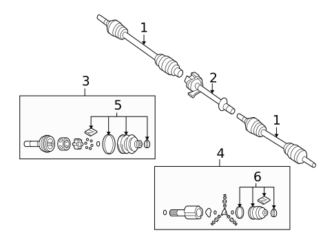 Drive Axles for 2004 Suzuki Verona #0