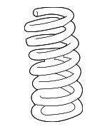 15120838 - Suspension: Coil Spring for Chevrolet: Express 1500, Express 2500, Express 3500 | GMC: Savana 1500, Savana 2500, Savana 3500 Image