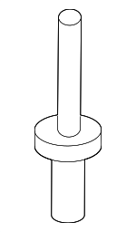 51118222901 - Body: Side Bracket Rivet for Mini Image