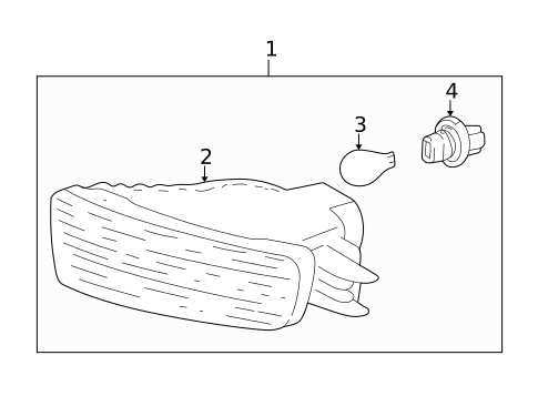 Signal Lamps for 2004 Toyota Tacoma #1