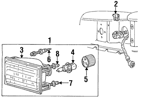 Headlamp Components for 1994 Lincoln Town Car #0