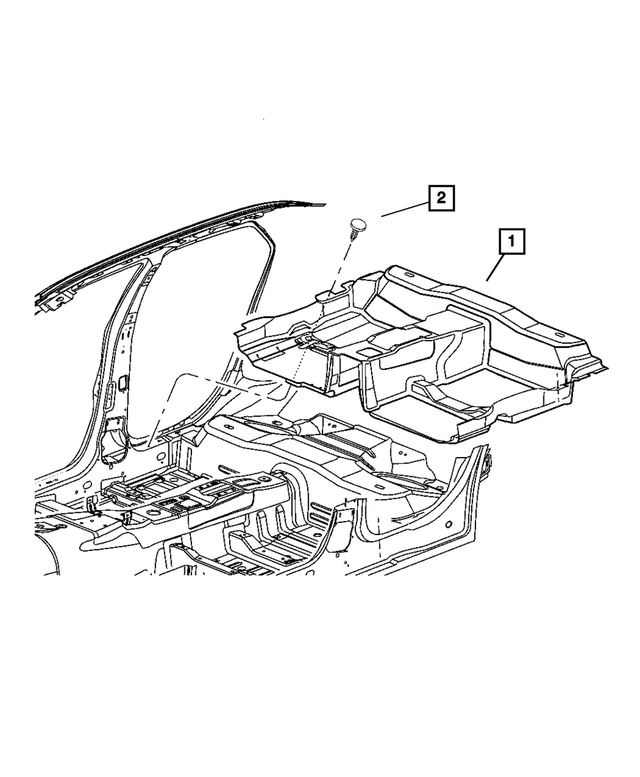 UU85XDVAC - Interior Trim: Floor Console Carpet for Mopar Image