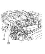 55055925AB - Air Conditioning &amp; Heater: Heater Hose Clip for Mopar Image