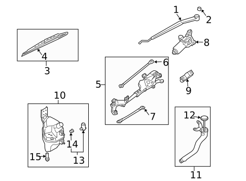Wiper & Washer Components for 2020 INFINITI QX80 #2
