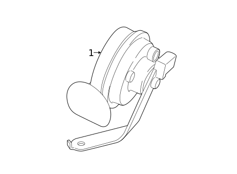 Horn for 2014 BMW 528i #0