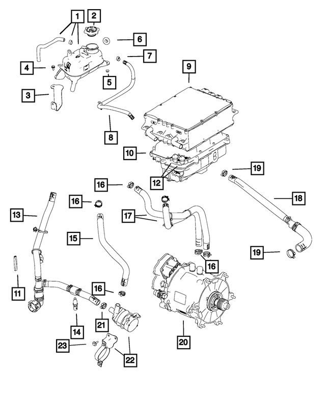 6106134AA - Cooling: Hex Nut for Mopar Image