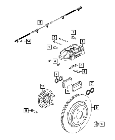 Rear Brakes for 2021 Chrysler 300 #1
