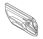 992867011BQA11 - Body: Door Trim Panel for Porsche Image