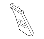 9Y3867243BIK1 - Body: Door Pillar Post Trim Set for Porsche: Cayenne Image