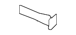 95555520800 - Body: Lower Pillar Trim Retainer for Porsche Image