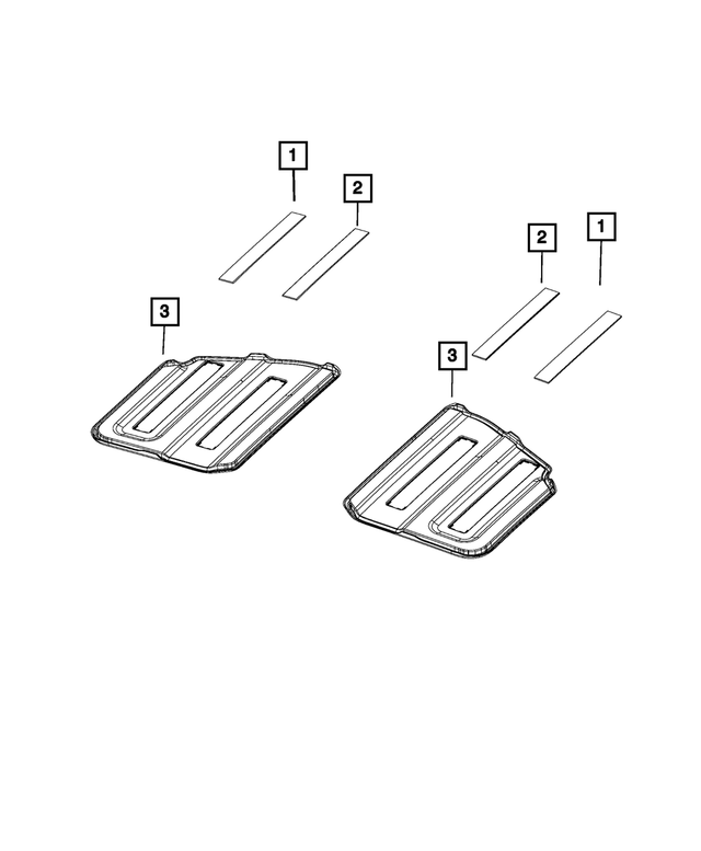 68318253AB - Interior Trim: Retainer for Mopar Image