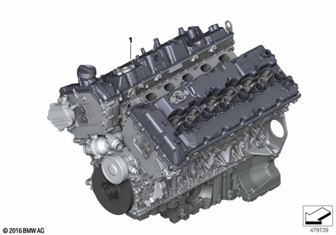 Engine for 2016 BMW M760iX #0
