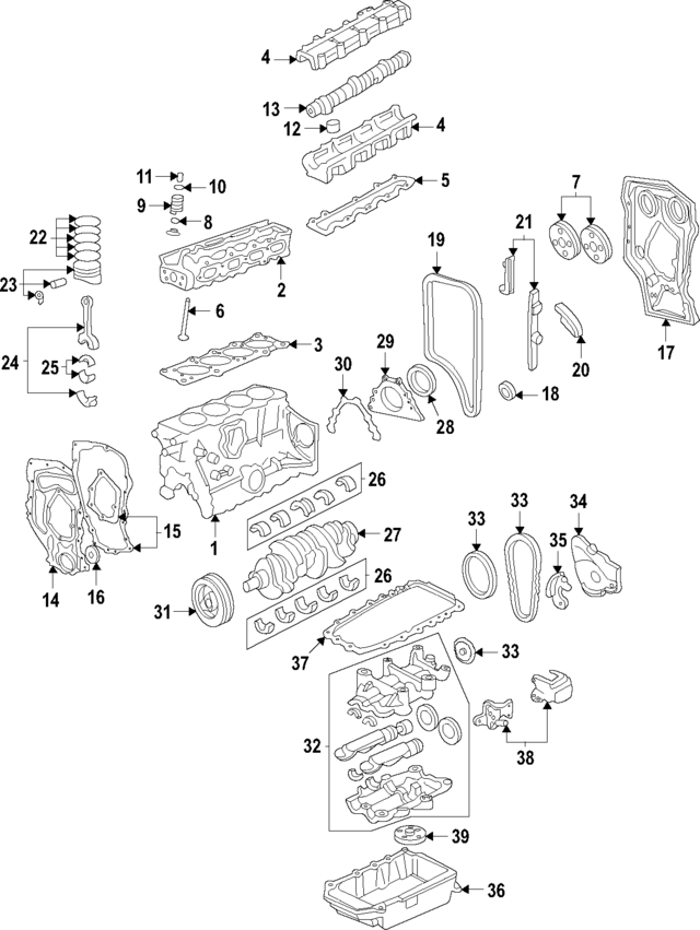 12363190 - : Engine Balance Shaft Chain Tensioner for GM Image