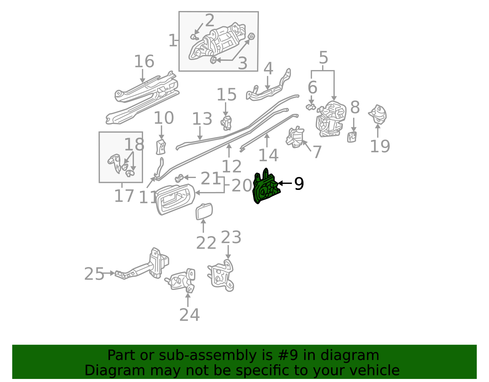 72655-S5A-003 - Door Lock Actuator Motor 2001-2005 Honda Civic | Honda ...