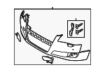 4H0807065GGRU - Body: Bumper Cover for Audi: S8 Image