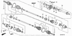 44329SDAA11 - Chassis: BAND C, DRIVESHAFT (OETIKER LIMITED) for Honda Image