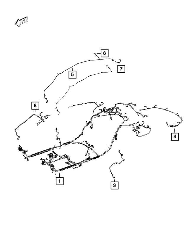 68303966AB - : Body Wiring for Mopar Image