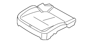 95852137601 - Body: Seat Cushion Foam for Porsche Image