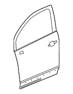 23141901 - : Passenger Side Front Door Outer Panel for Buick: Envision Image