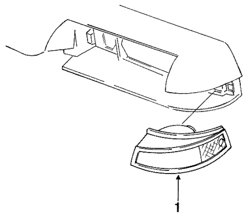 Park & Side Marker Lamps for 1989 Pontiac Sunbird #1