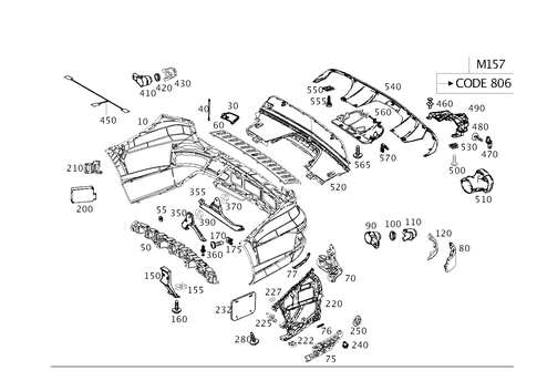 Rear Bumper for 2019 Mercedes-Benz GLS63 AMG #0