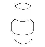 1420608250B - Body: Lower Molding Clip for Genesis: Electrified G80, Electrified GV70, G70, G80, G90, GV60, GV70, GV80, GV80 Coupe | Hyundai: Accent, Elantra, Elantra GT, Elantra N, Ioniq, Ioniq 5, Ioniq 6, Kona, Kona Electric, Kona N, Palisade, Santa Cruz, Santa Fe, Santa Fe Sport, Santa Fe XL, Sonata, Tucson, Veloster, Veloster N, Venue Image