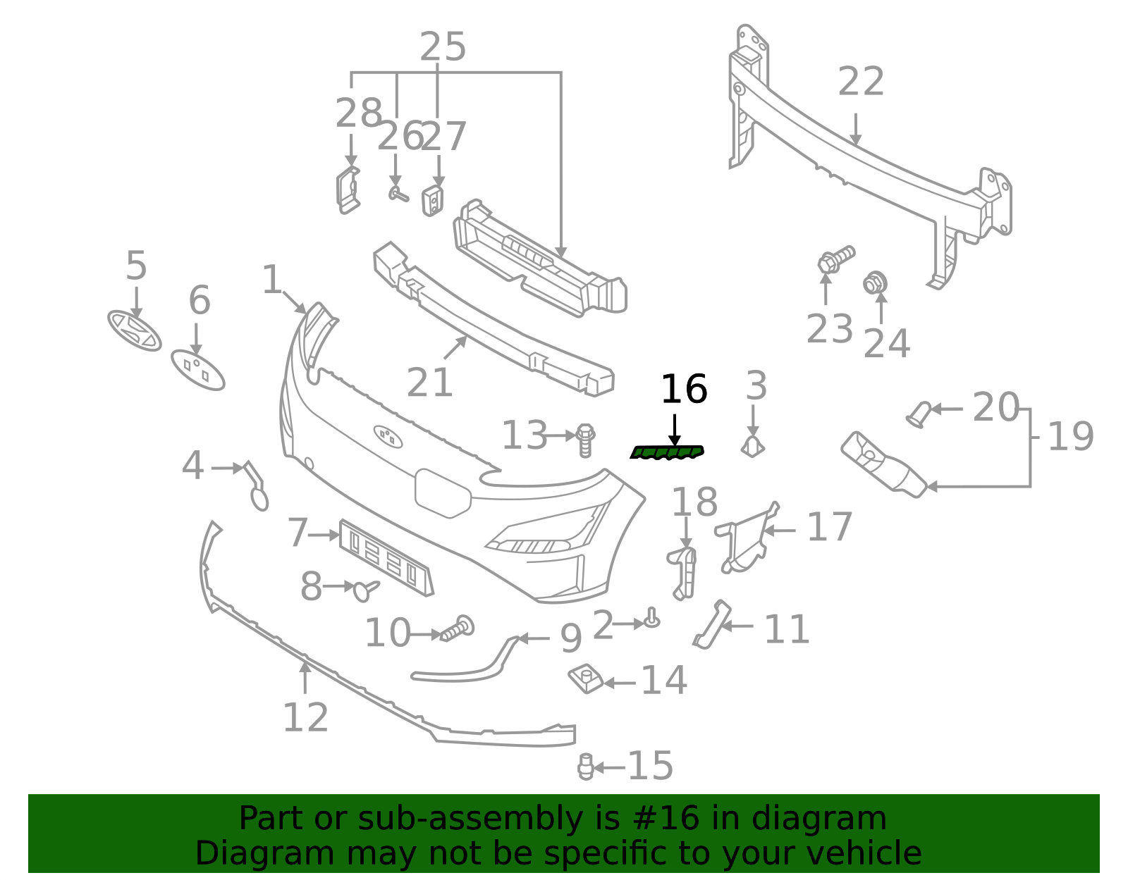 2022-2023 Hyundai Support Bracket 86554-J9NA0 | OEM Parts Online