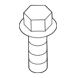1125306207B - Body: Lower Molding Bolt for Genesis: GV60 | Hyundai: Azera, Kona, Kona Electric, Santa Fe, Santa Fe XL, Sonata, Tucson Image