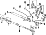 6531SV4000 - Steering: Housing Assembly Seal Kit for Honda: Accord, Odyssey Image