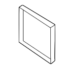 5Q0820061B - HVAC: Evaporator Assembly Gasket for Volkswagen: Arteon, e-Golf, Golf, Golf Alltrack, Golf R, Golf SportWagen, GTI, Jetta, Taos, Tiguan Image