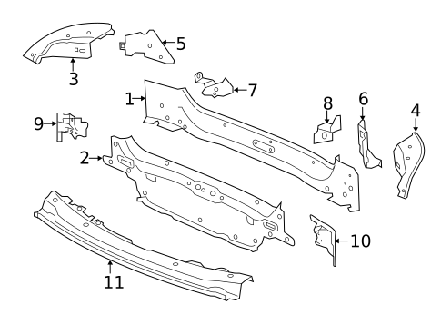 Rear Body for 2020 Jaguar XE #0