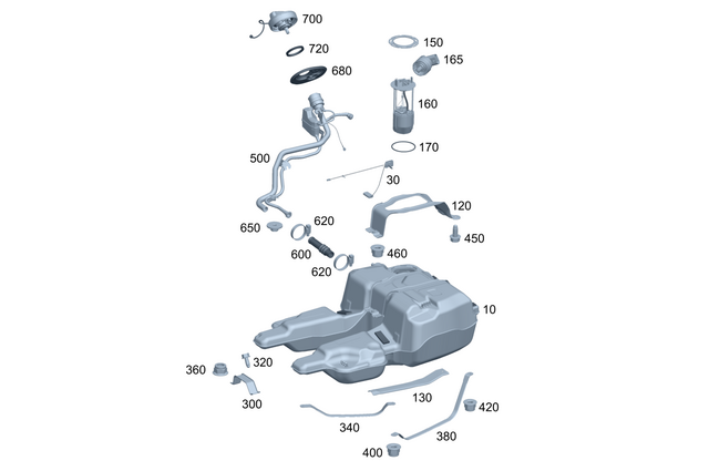 4654701500 - : Filler Neck for Mercedes-Benz Image