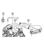 4648973AD - 3.8L Gas; Engine: Pcv Valve for Mopar Image