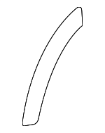 89045570 - : Door Moulding for Saab: 9-7x Image