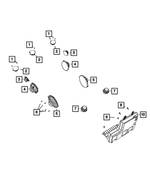 6512499AA - Electrical: Screw, Right Rear for Mopar Image