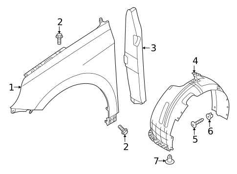 Fender & Components for 2019 Hyundai Ioniq #0