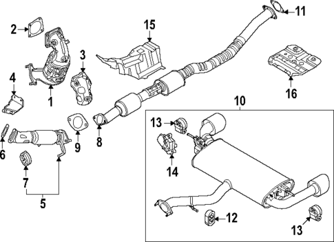 Turbo Charger for 2022 Hyundai Kona N #1