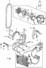 38011PC0025 - : Clutch Set, Compressor (Honda) for Honda Image