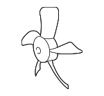 1636121050 - Cooling System: Fan Blade for Scion: xA, xB | Toyota: Echo, RAV4 Image