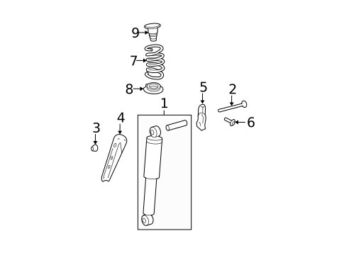 Shocks & Components for 2017 GMC Acadia Limited #0