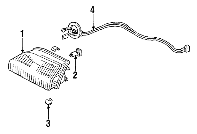 33116SD4A01 - : Fog Lamp Bulb for Acura Image