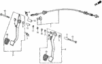 46545SA5000 - Chassis: COVER, PEDAL for Honda Image image