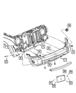 5JG89BDLAC - Frames and Bumpers: Front Fascia for Mopar Image